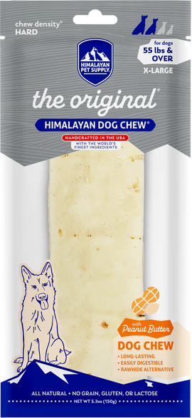 Himalayan Pet Supply Himalayan Dog Chew with Peanut Butter - X-Large Dogs 55lbs & Over - 1 chew - Dog Treats 1