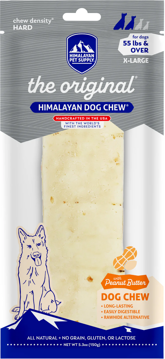 Himalayan Pet Supply Himalayan Dog Chew with Peanut Butter - X-Large Dogs 55lbs & Over - 1 chew - Dog Treats 1