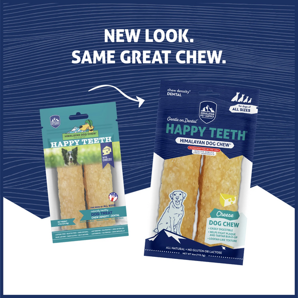 Himalayan Pet Supply Happy Teeth Himalayan Cheese Dental Treat For Dogs (2 chews) - Dog Treats 2