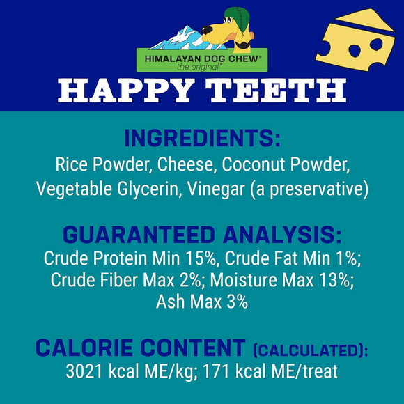 Himalayan Pet Supply Happy Teeth Himalayan Cheese Dental Treat For Dogs (2 chews) - Dog Treats 7