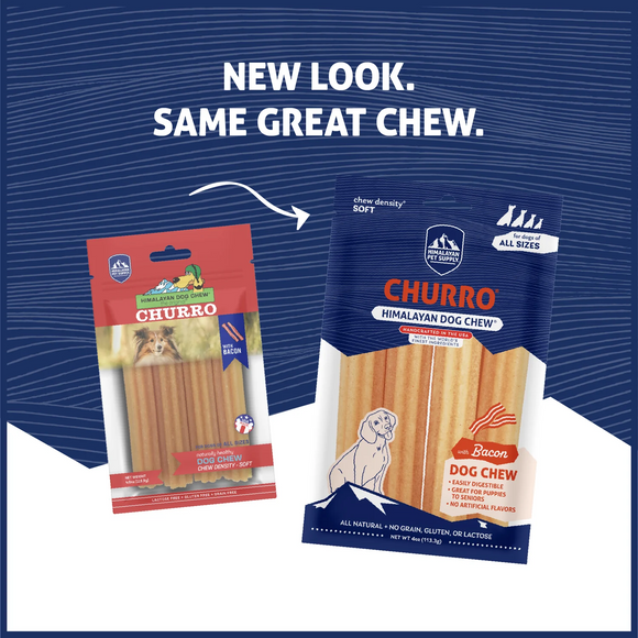 Himalayan Pet Supply yakyCHURRO with Bacon Dog Chews (4 ct) - Dog Treats 2