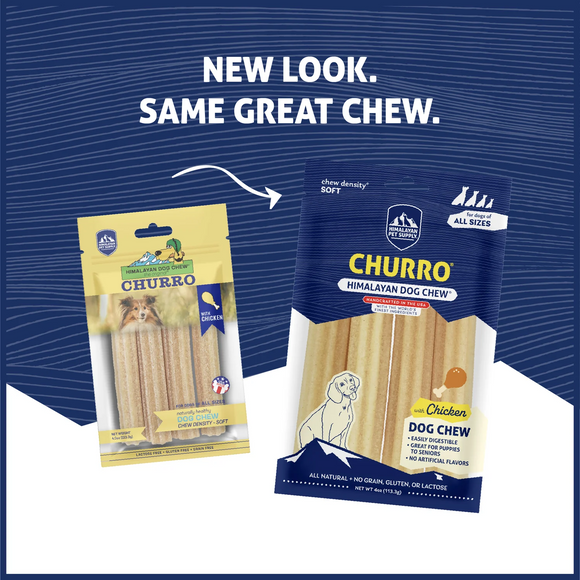 Himalayan Pet Supply yakyCHURRO with Chicken Dog Chews (4 ct) - Dog Treats 2