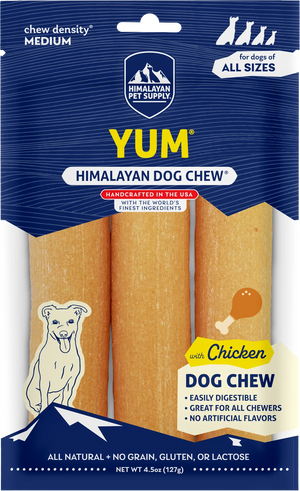 Himalayan Pet Supply yakyYUM with Chicken Dog Chews - Dog Treats 1