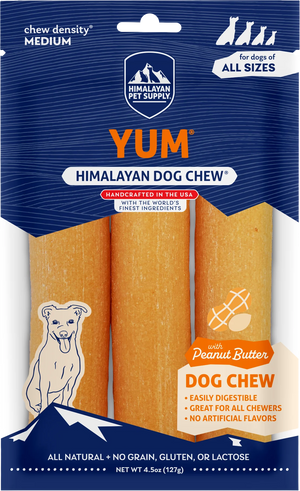 Himalayan Pet Supply yakyYUM with Peanut Butter Dog Chews - Dog Treats 1