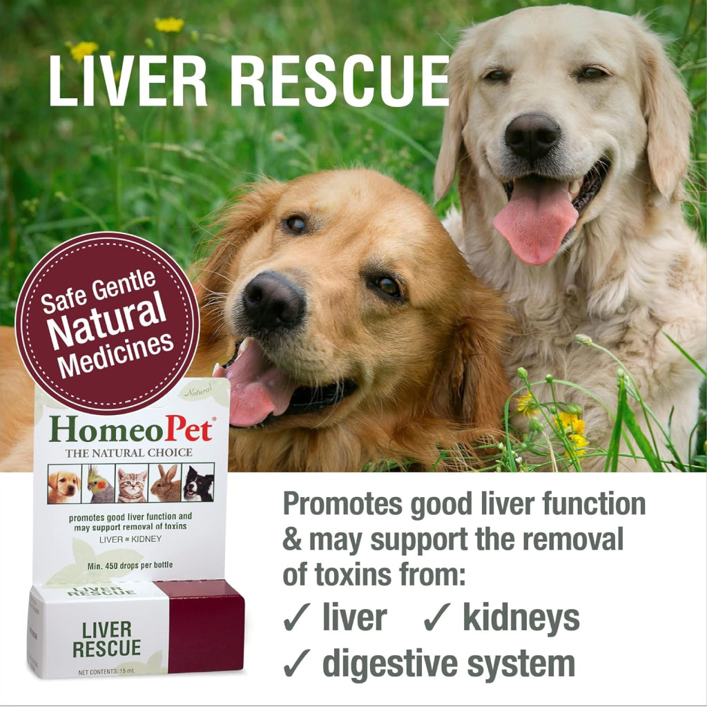 HomeoPet Liver Rescue Homeopathic Medicine For Pets Liver Disease