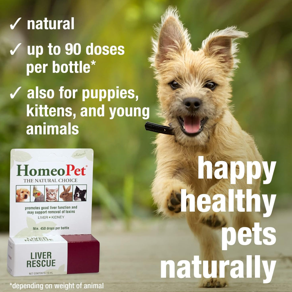 HomeoPet Liver Rescue Homeopathic Medicine For Pets Liver Disease