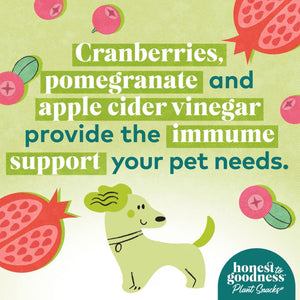 Honest To Goodness Buddy Boost Cranberry & Pomegranate Immune Support Treats For Dog (8 oz)