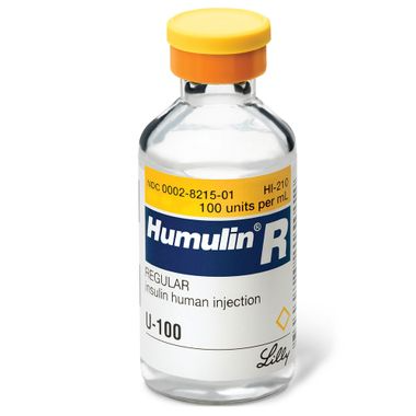 Humulin R U-100 Insulin Injection - 0