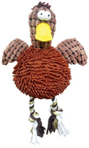 Ethical Giggler Plush Chicken Dog Toy, Assorted Colors