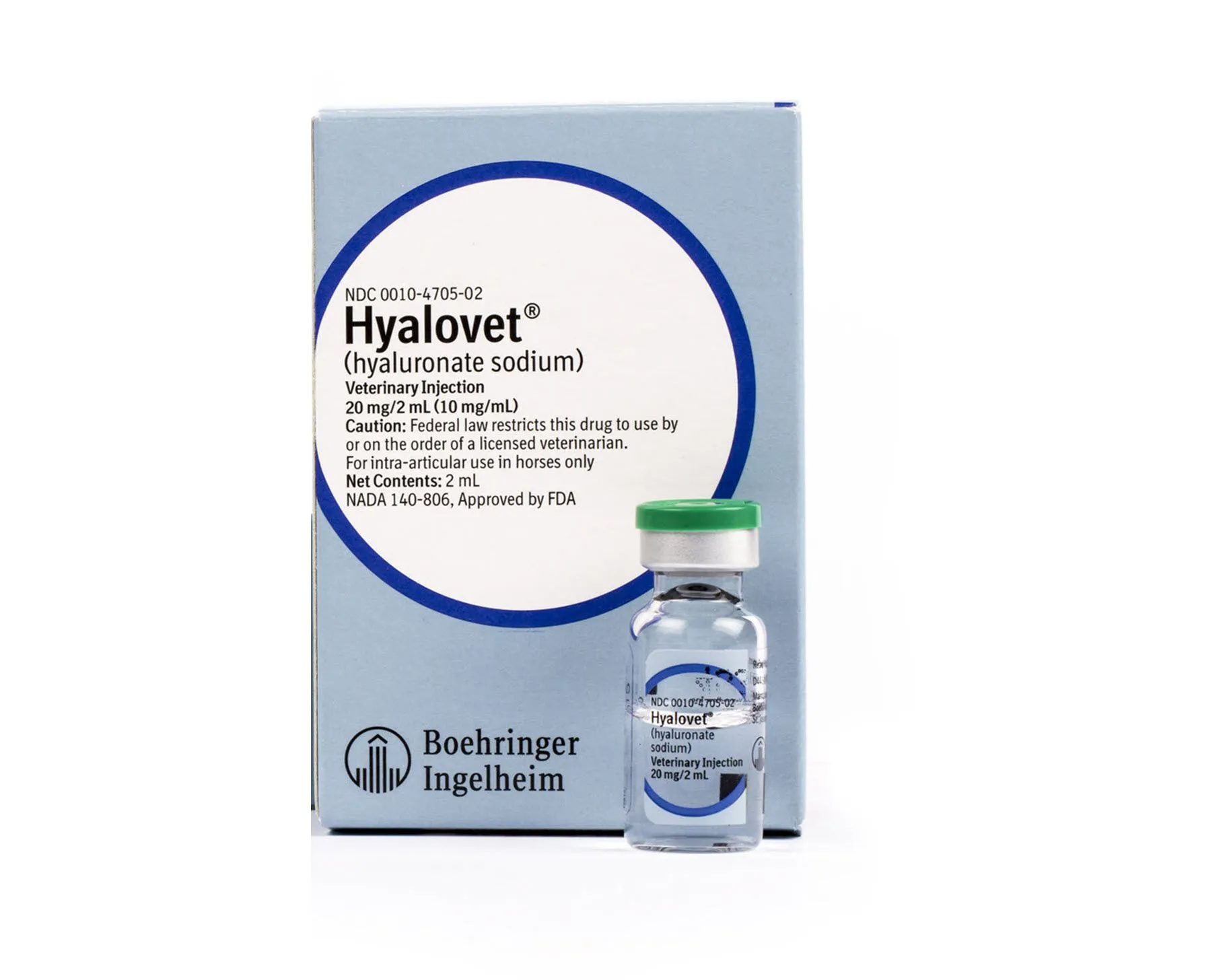 Hyalovet (Hyaluronate Sodium) Injection for Joint Pain in Horses - 0