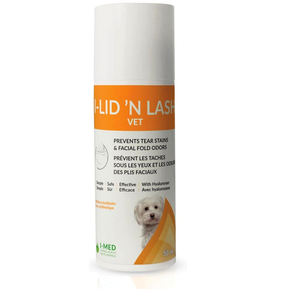 I-Lid 'n Lash Hygiene Vet Gel Pump, 50-ml