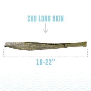 Icelandic+ Cod Long Skins Chew Sticks Dog Treats 20-count - Dog Treats 2