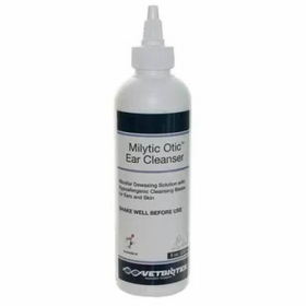 VetBiotek Milytic Otic Ear Cleanser & Dewaxing Solution For Dogs & Cats (8 oz) - 0