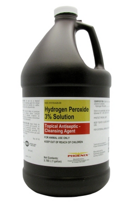 Hydrogen Peroxide 3% For Pets 1-gallon (Manufacturer may vary) - Pet Supplies 2
