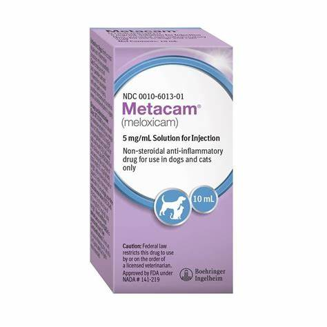 Metacam (Meloxicam) Injection for Dogs - 5 mg/mL 10 mL - 0