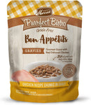 Merrick Purrfect Bistro Grain Free Bon Appetits Gravies Adult Wet Cat Food, Chicken Recipe Chunks in Gravy (3 oz x 24 pouches)-1