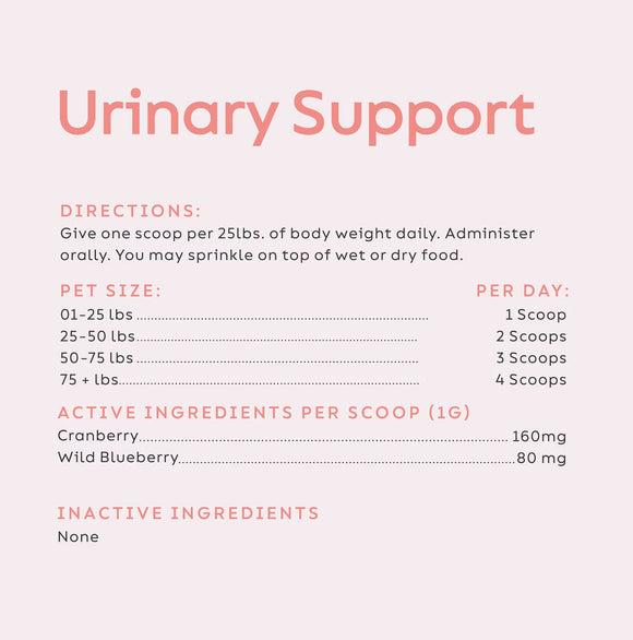Super Snouts Urinary Support Health Supplement Powder for Dogs & Cats, 2.64-oz