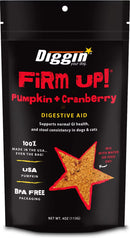 Diggin Your Dog Firm Up Pumpkin Plus Cranberry Digestive Aid for Dogs & Cats, 4-oz-1