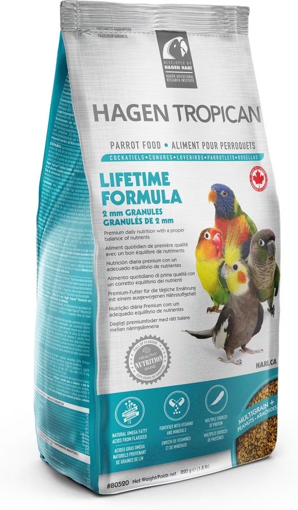 Hari Tropican Lifetime Formula Cockatiel Granules, 1.8-lb