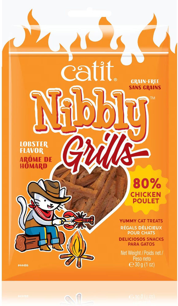 Catit Nibbly Grills Treats for Cats, 1.06-oz
