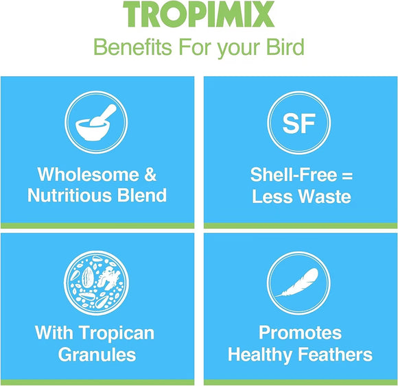 Hari Tropimic for Small Parrots, 4-lb