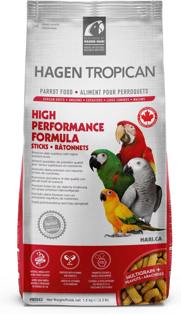 Hari Tropican High Performance Parrot Sticks, 3.3-lb