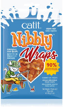 Catit Nibbly Wraps Chicken & Fish Treats for Cats, 1.06-oz-1