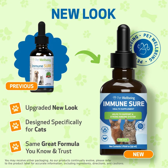 Immune SURE -for Feline Immune System Support - Cat Supplements & Vitamins 3