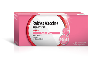 Imrab 1 Year Rabies Vaccine (10ml x 5 vials, 50 doses)