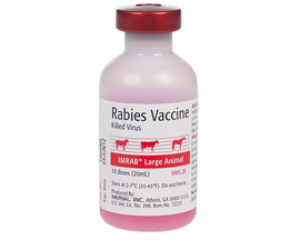 Imrab Large Animal Rabies Vaccine - 20 ml (10 doses) - Horse Vaccines 1