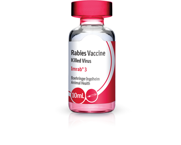 Imrab 3 Year Rabies Vaccine (10ml x 5 vials)