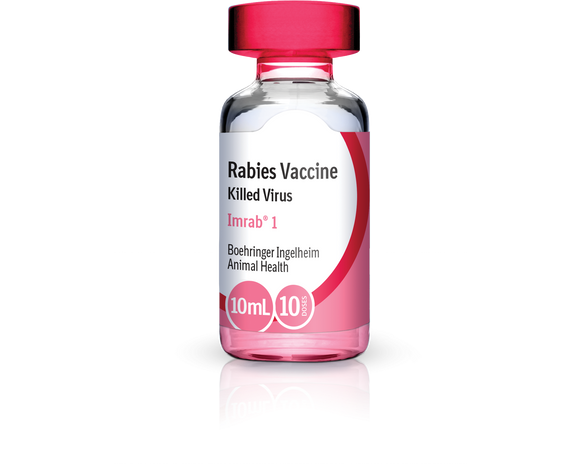 Imrab 1 Year Rabies Vaccine (10ml x 5 vials, 50 doses)