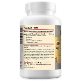 Back label of Imuno-2865 Immune Adjunctive Support For Dogs and Cats