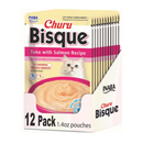 Inaba Churu Bisque (1.4 oz x 12 pouches) - Tuna with Salmon Recipe - Cat Treats 12