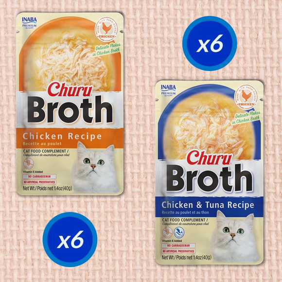 Inaba Churu Broth (1.4 oz x 12 pouches) - Cat Food 4