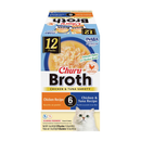 Inaba Churu Broth (1.4 oz x 12 pouches) - Chicken & Tuna Recipe - Cat Food 1