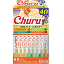Inaba Churu Chicken Variety Pack Grain-Free Lickable Treat for Cats - Variety 4 - 40-count (box) - Cat Treats 15