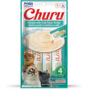 Inaba Churu Chicken with Crab Puree Grain-Free Lickable Treat for Cats, 0.5-oz x 4-tubes