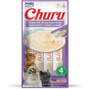 Inaba Churu Chicken with Shrimp Puree Grain-Free Lickable Treat for Cats, 0.5-oz x 4-tubes