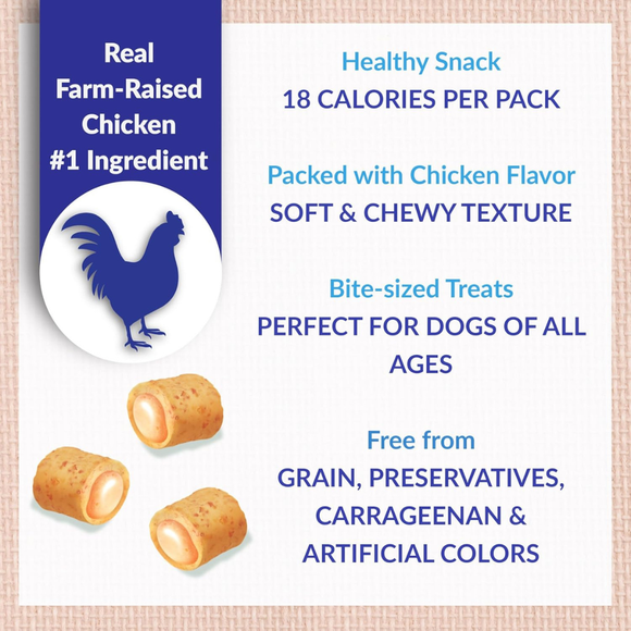 Inaba Churu Fun Bites Chicken Recipe Wraps Soft Baked Dog Treats (8 packs) - Dog Treat 6