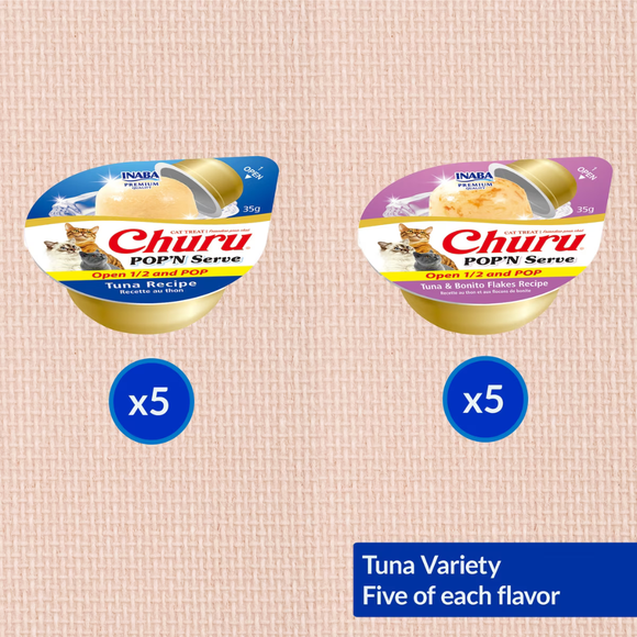 Inaba Churu Pop’n Serve Variety Pack Lickable Cat Treats - 2