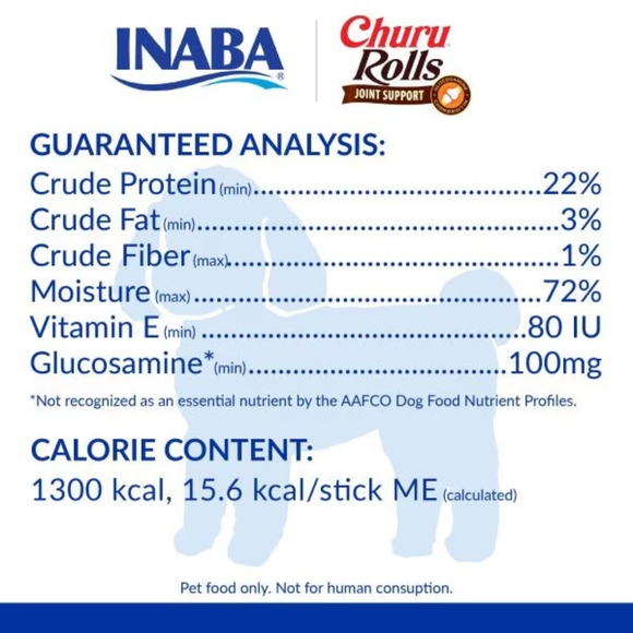 Inaba Churu Rolls Joint Support Dog Treats (3 sticks) - 5