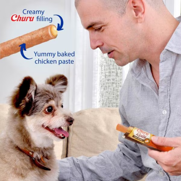 Inaba Churu Rolls Joint Support Dog Treats (3 sticks) - 3