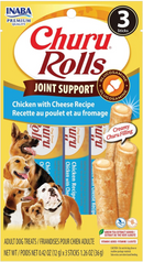 Inaba Churu Rolls Joint Support Dog Treats (3 sticks) - Chicken with Cheese Recipe / 1-pack - 10