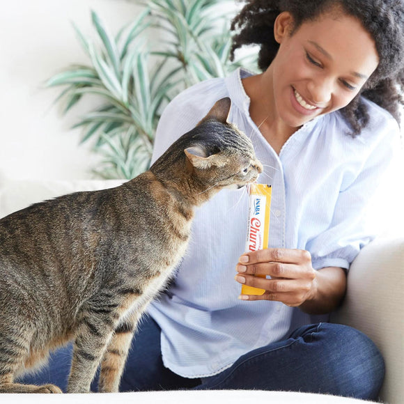 Inaba Churu Tuna Seafood Variety Pack Grain-Free Lickable Treat for Cats