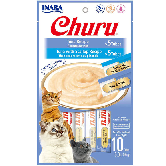 Inaba Churu Tuna Variety Pack Grain-Free Lickable Treat for Cats - Variety 1 - 10-count (pack) - Cat Treats 13