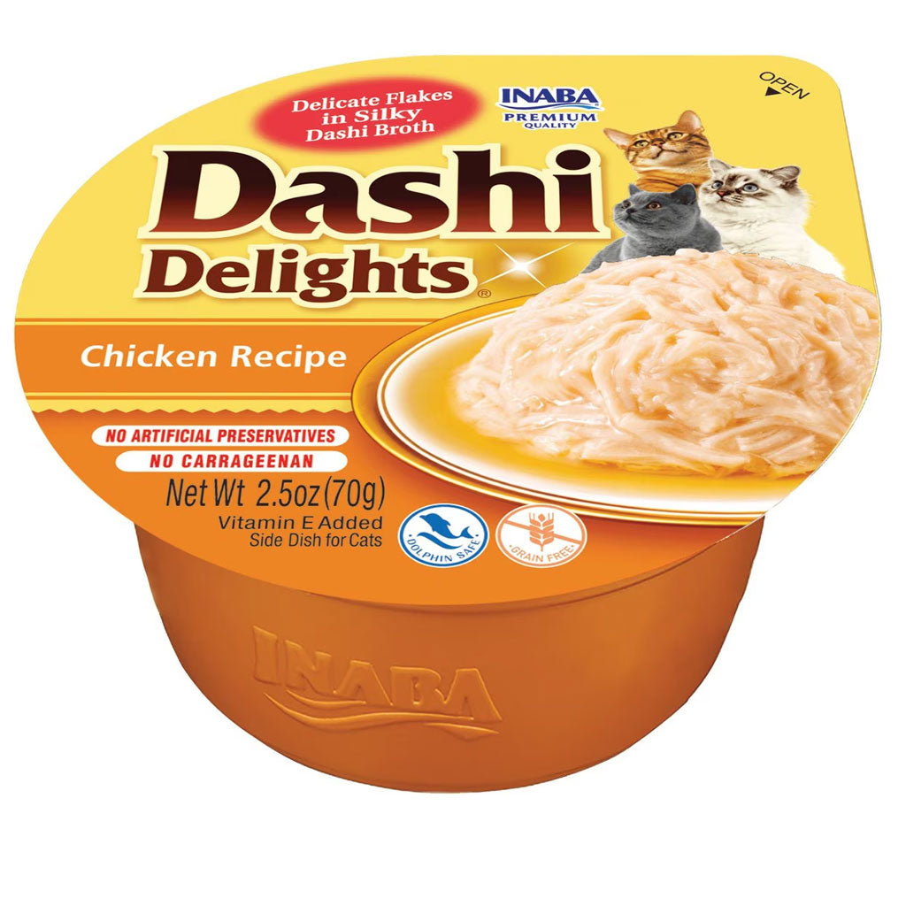 Inaba Dashi Delights Chicken Recipe in Broth Cat Food