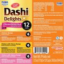 Inaba Dashi Delights Chicken Variety Pack in Broth Cat Food 2.5-oz pack of 12 - Cat Food 9