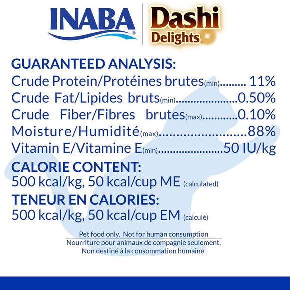 Inaba Dashi Delights Chicken with Scallop Recipe in Broth Cat Food, 2.5-oz