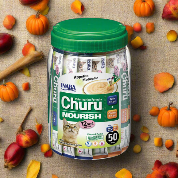 INABA Veterinarian Formula Churu Nourish Chicken & Tuna Recipe Lickable Treats for Cats - Cat Treats 13